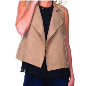 Jack Faux Suede Sleeveless Vest
